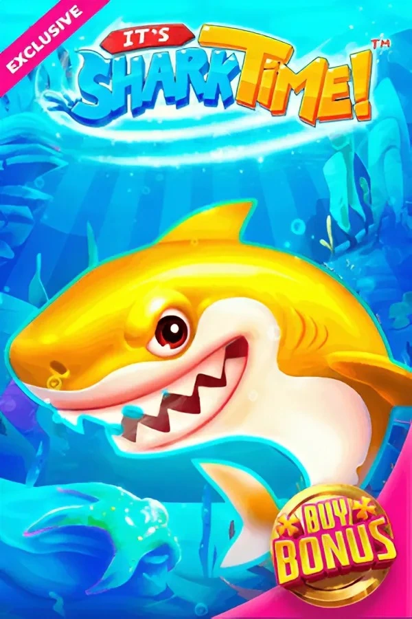 It's Shark Time slot – underwater shark theme