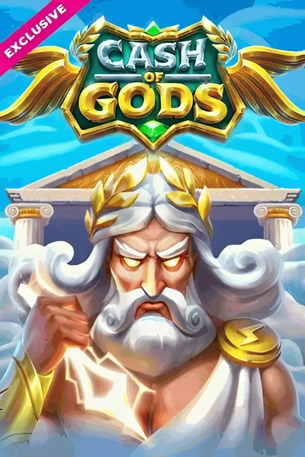 Cash of Gods slot with Zeus and lightning
